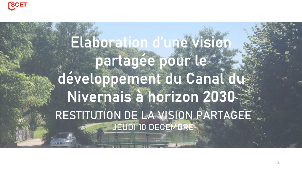 Restitution De La Vision Partagee Jeudi 10 Decembre