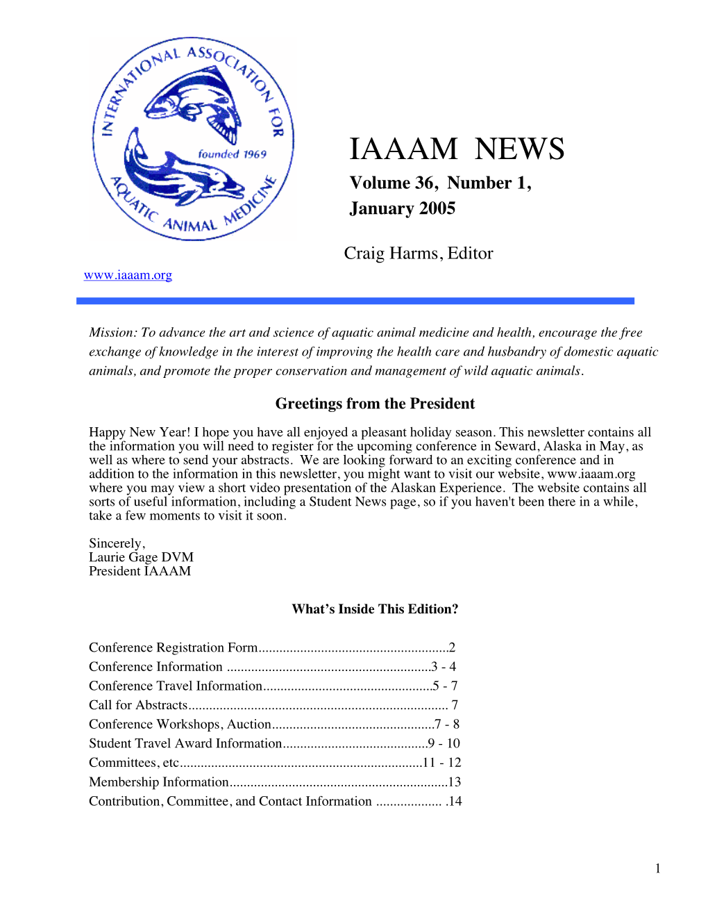 IAAAM News 36:1