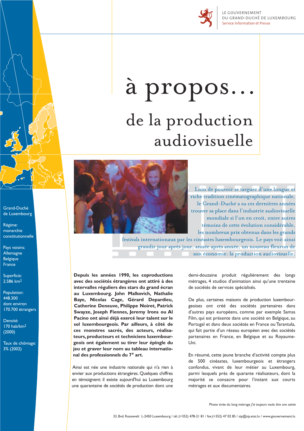 À Propos… De La Production Audiovisuelle