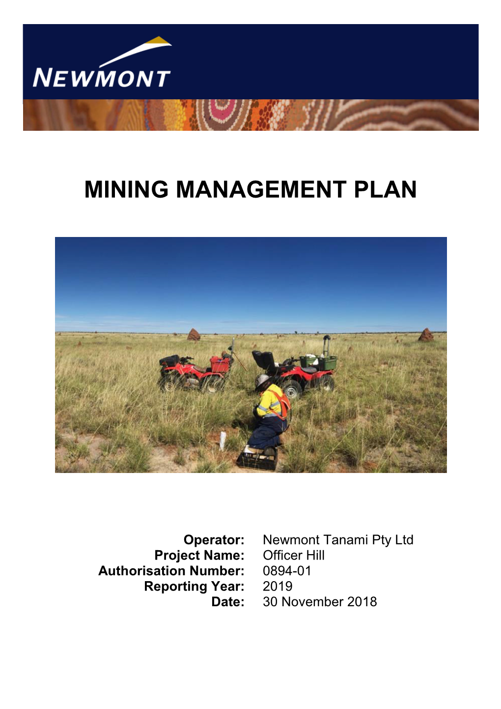 Mining Management Plan