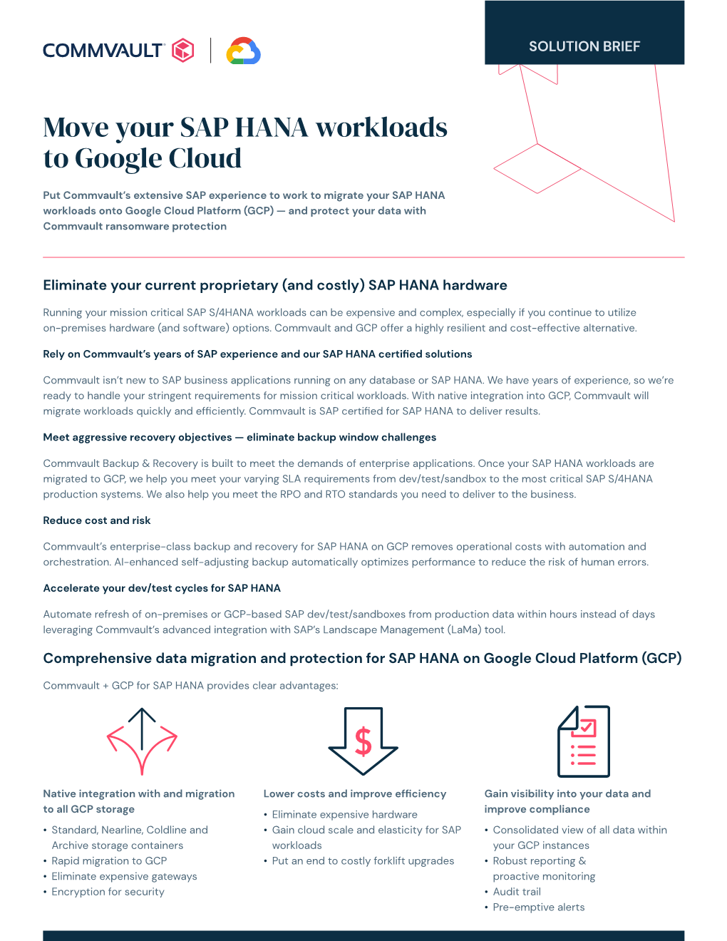 Move Your SAP HANA Workloads to Google Cloud