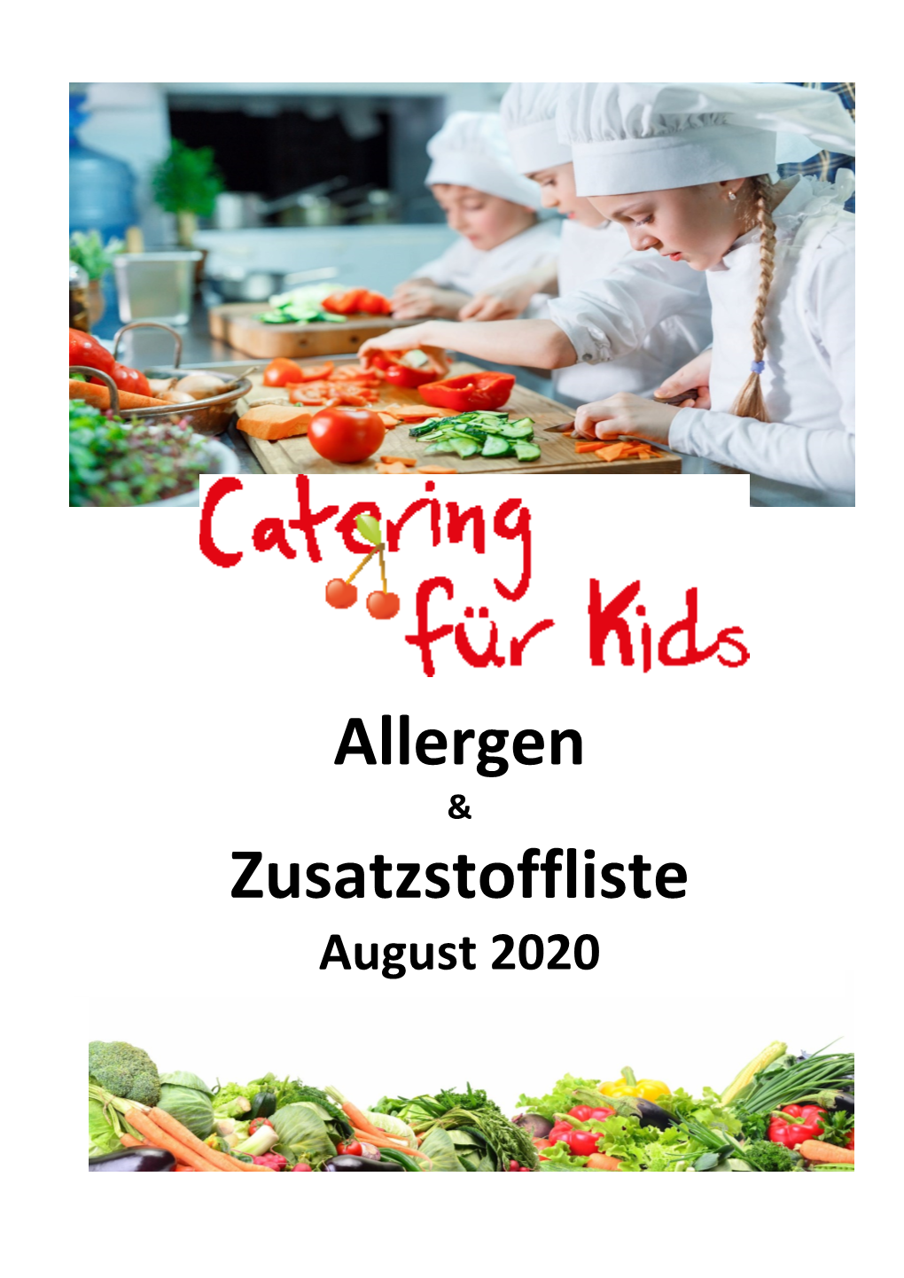 Allergen Zusatzstoffliste