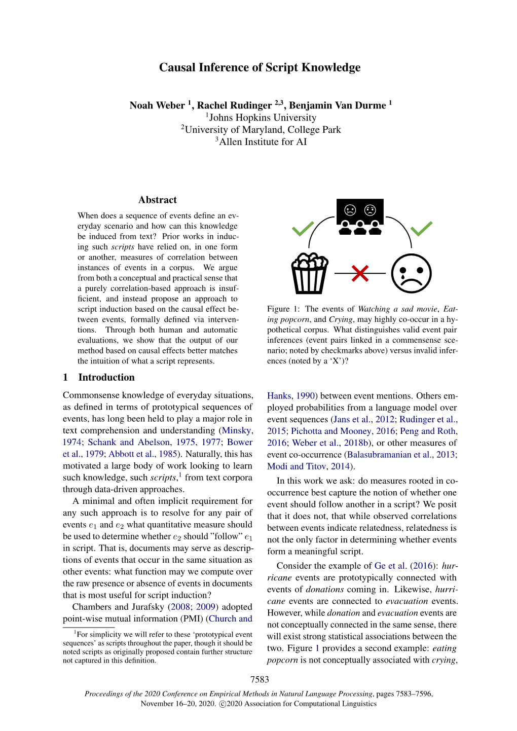 Causal Inference of Script Knowledge