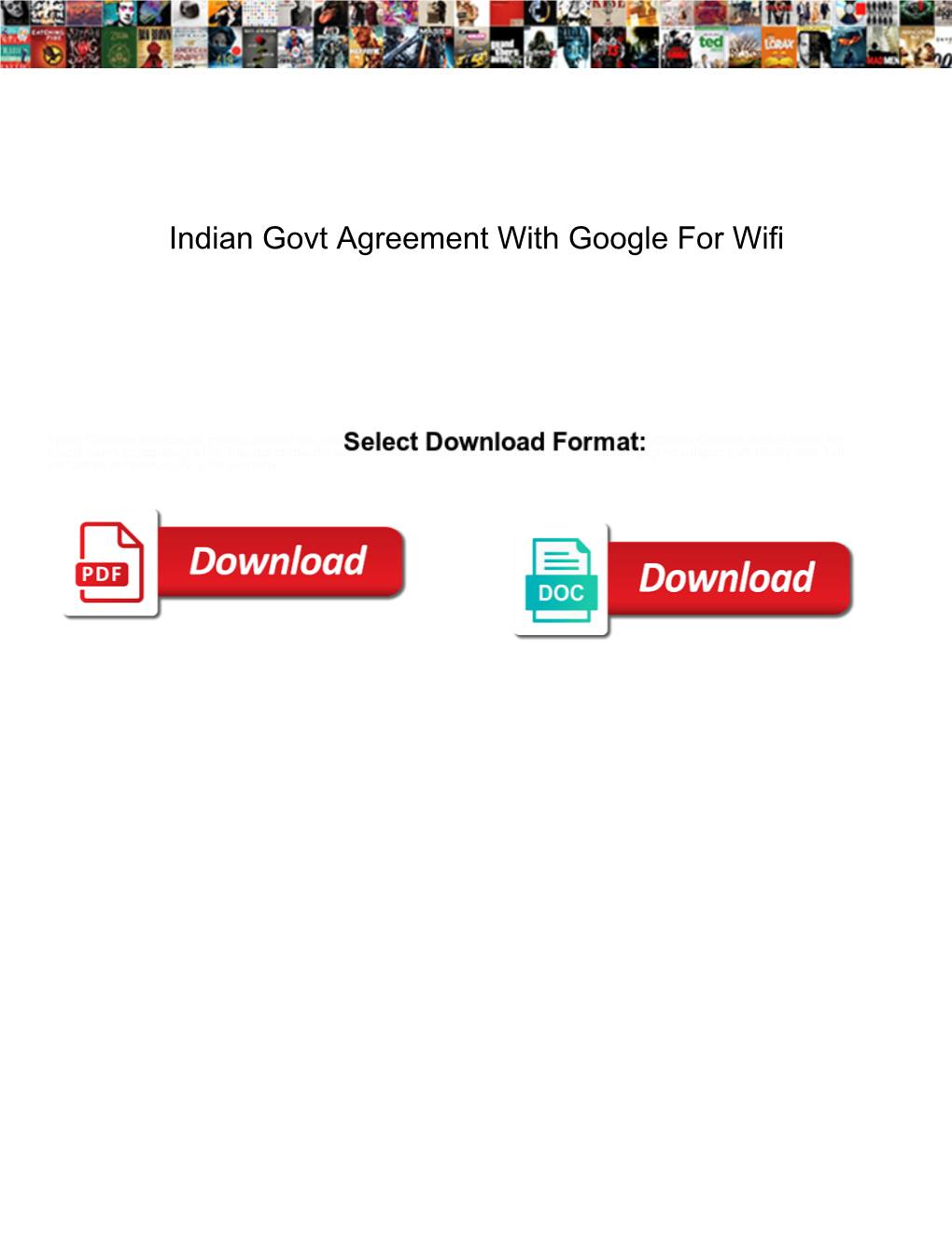 Indian Govt Agreement with Google for Wifi