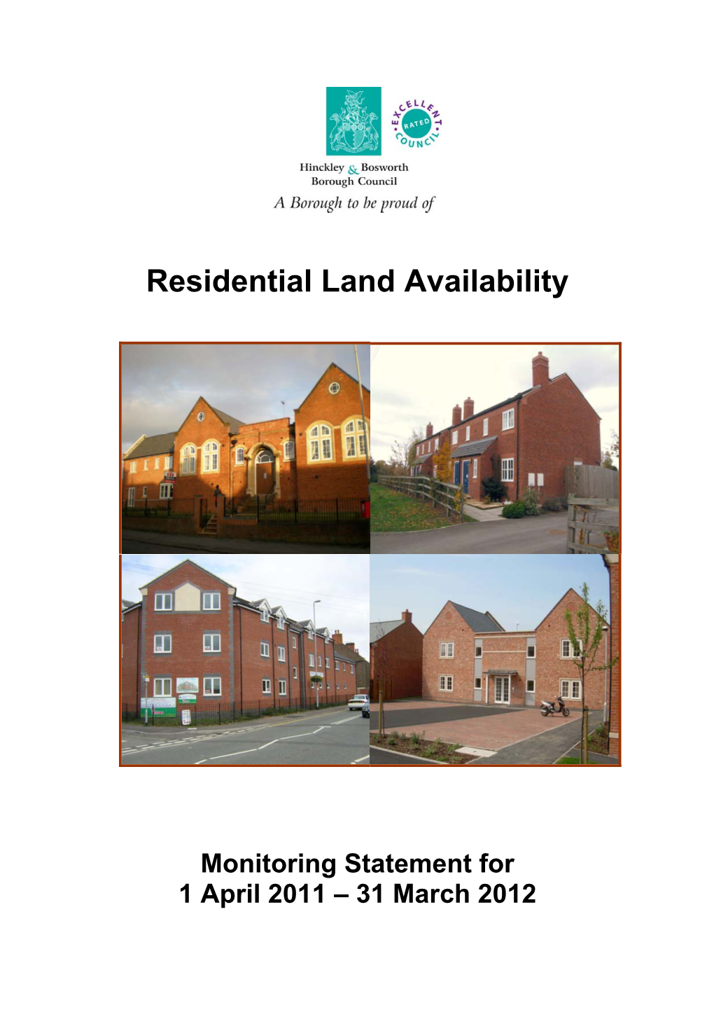 Residential Land Availability Statement 2011