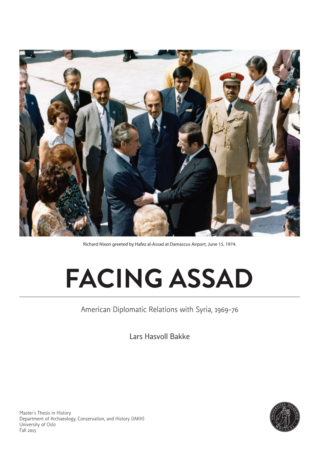 Facing Assad