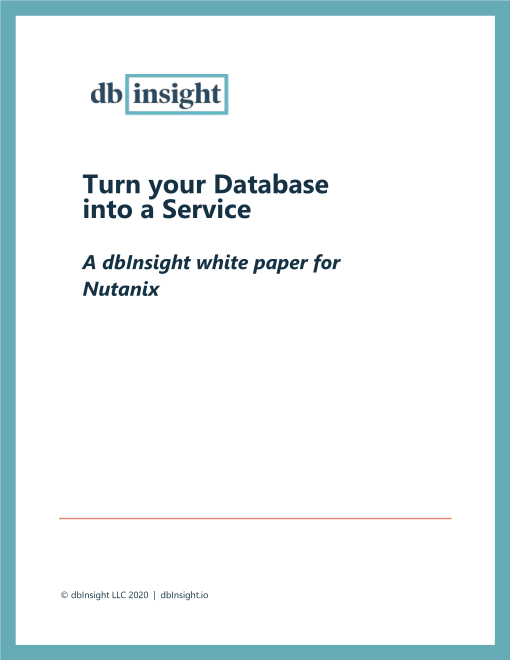 Turn Your Database Into a Service