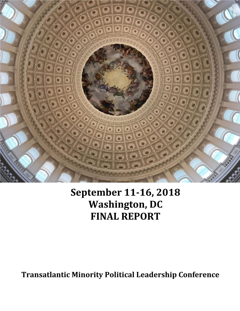 Transatlantic Minority Political Leadership Conference