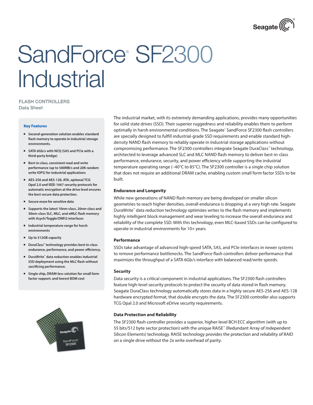 Sandforce® SF2300 Industrial