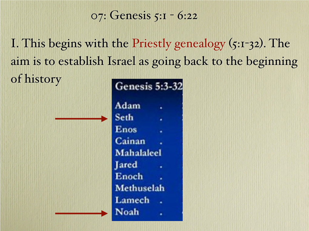 07. Genesis 5