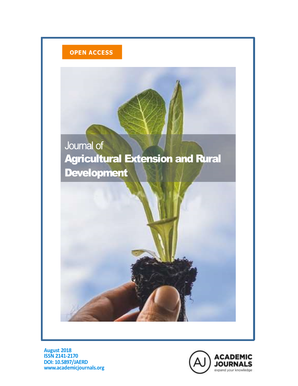 Journal of Agricultural Extension and Rural Development