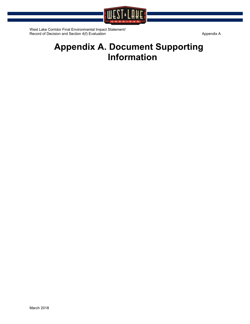 Appendix A: Document Supporting Information