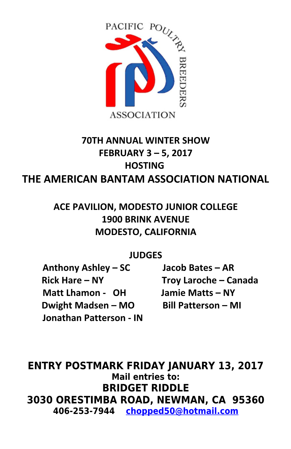 The American Bantam Association National