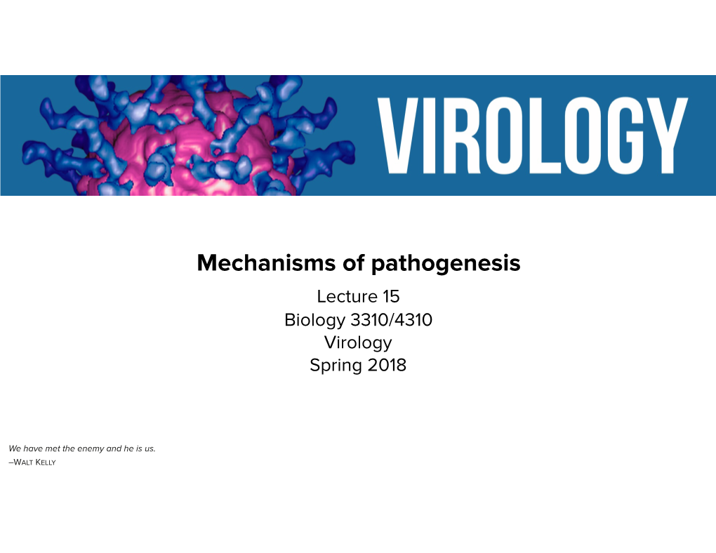 Viral Virulence Genes