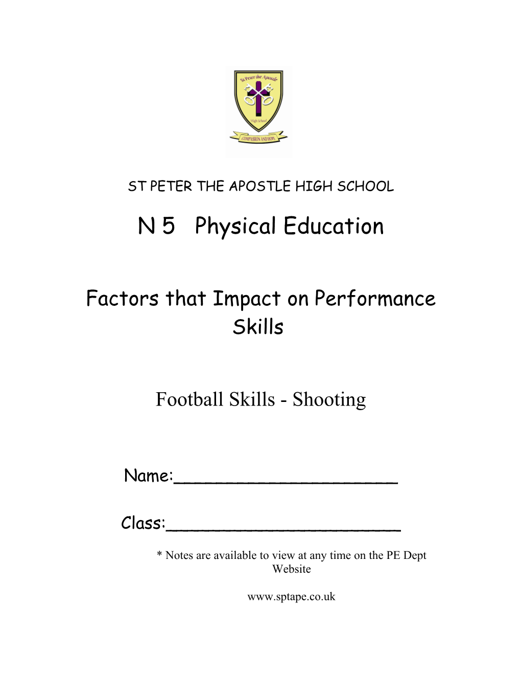 N5 Football – Factors Impacting On Performance