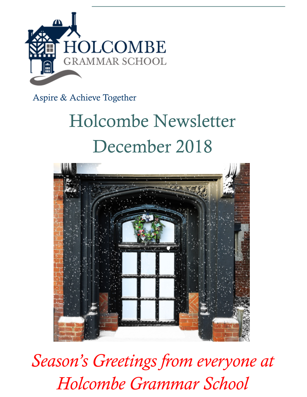 HGS Newsletter December 2018