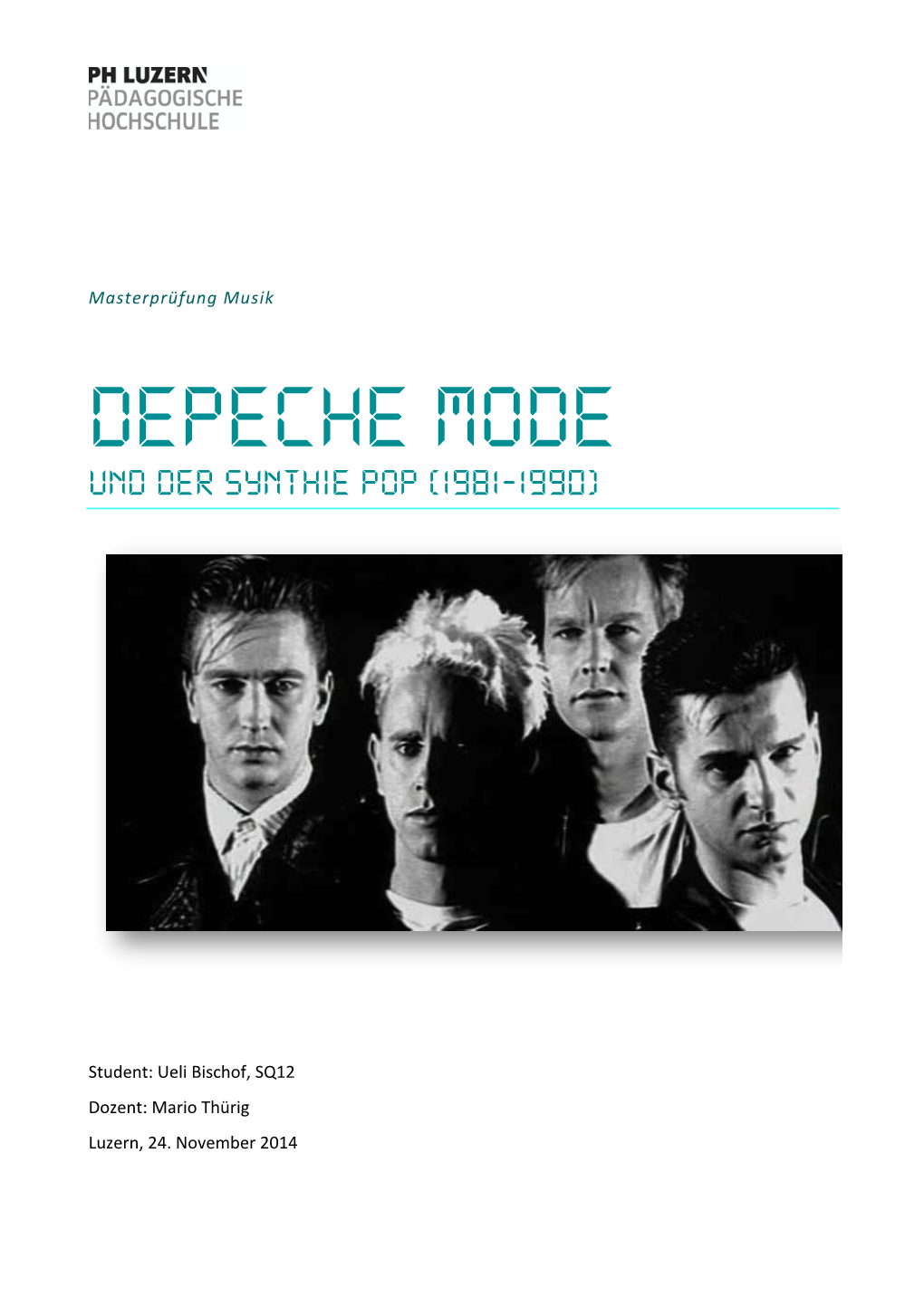 Depeche Mode Und Der Synthie Pop (1981-1990)