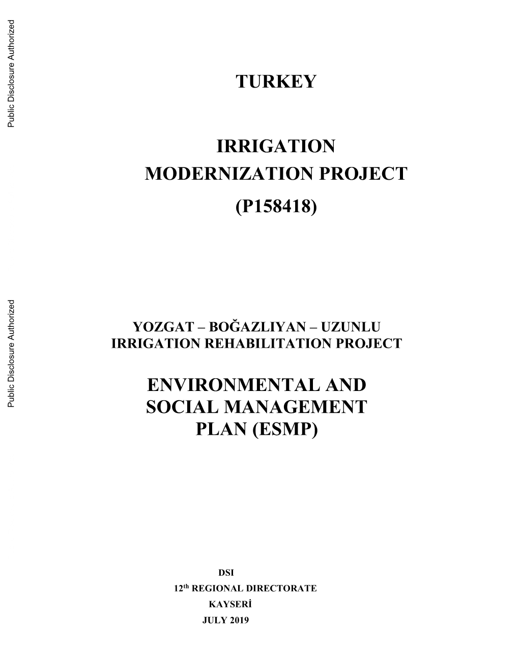 World Bank Document