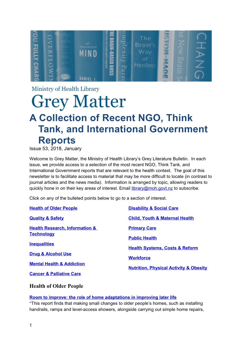 Grey Matter, Issue 54, January 2018