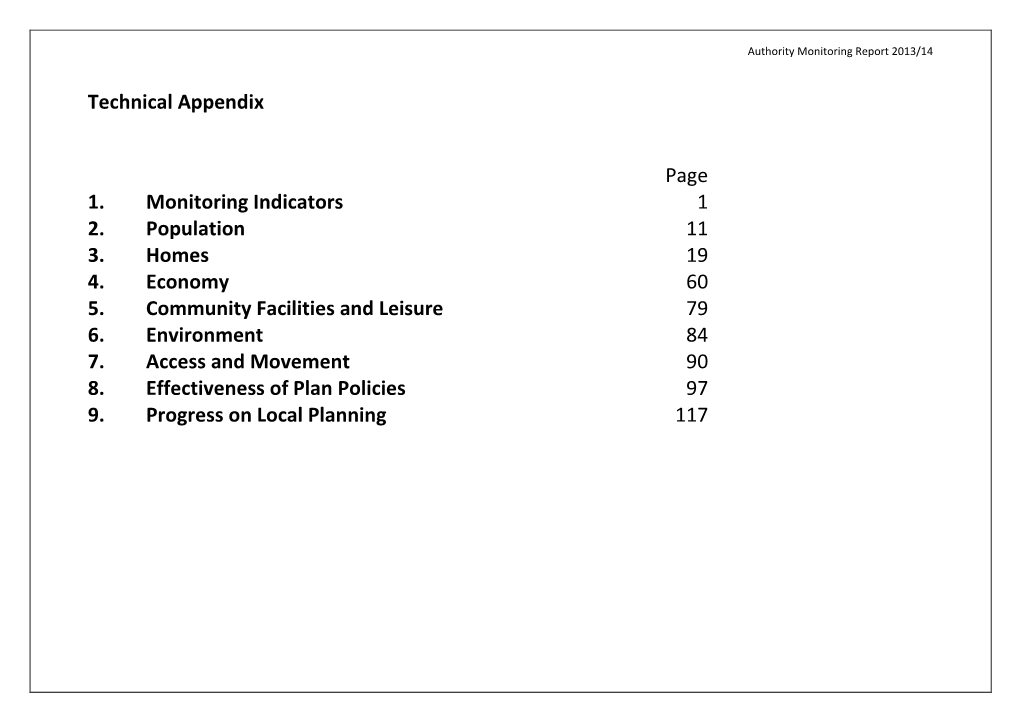 AMR 2013/14 Technical Appendix