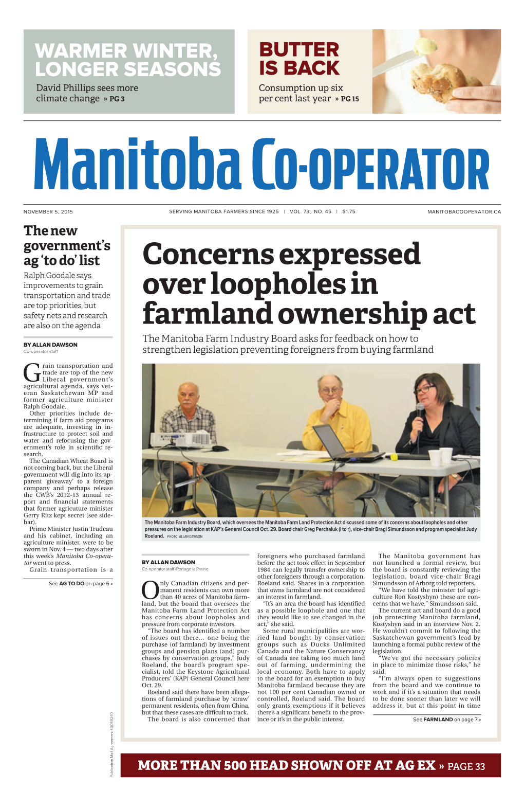 Concerns Expressed Over Loopholes in Farmland Ownership