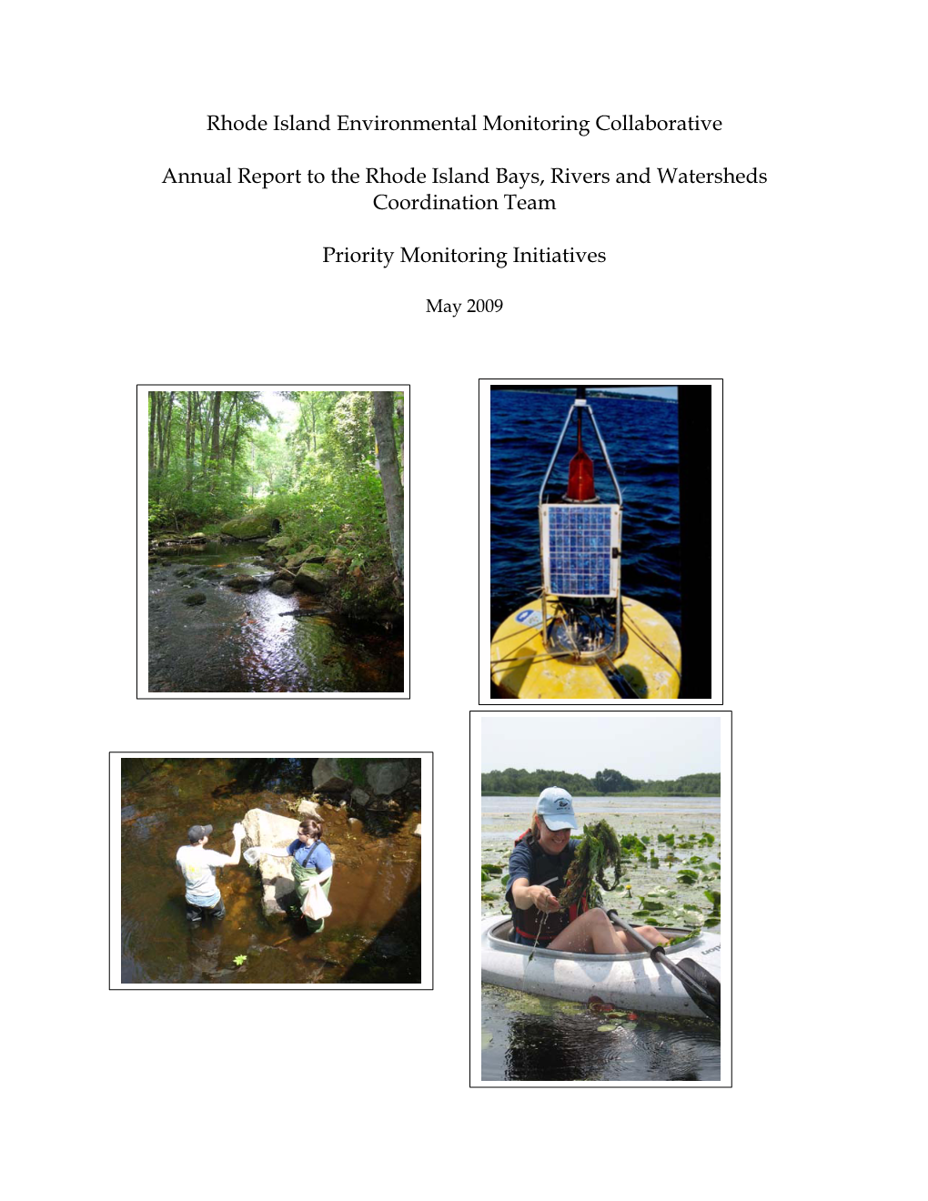 Rhode Island Environmental Monitoring Collaborative Annual