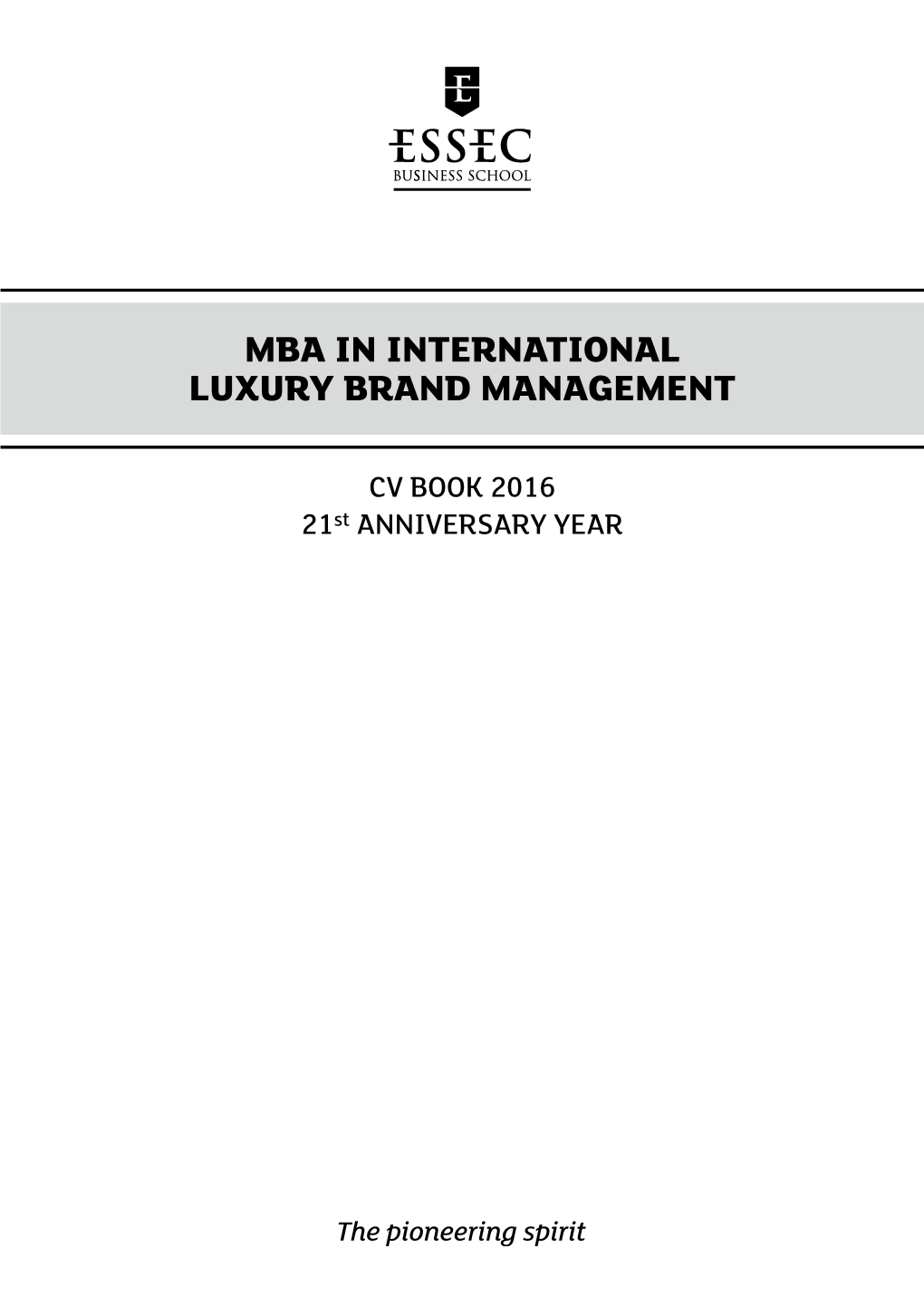 Mba in International Luxury Brand Management