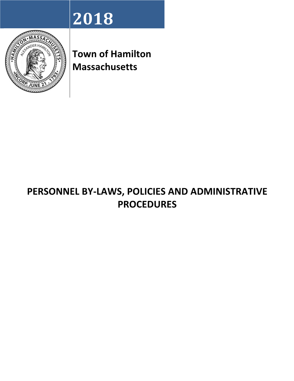 Personnel By-Laws, Policies and Administrative Procedures