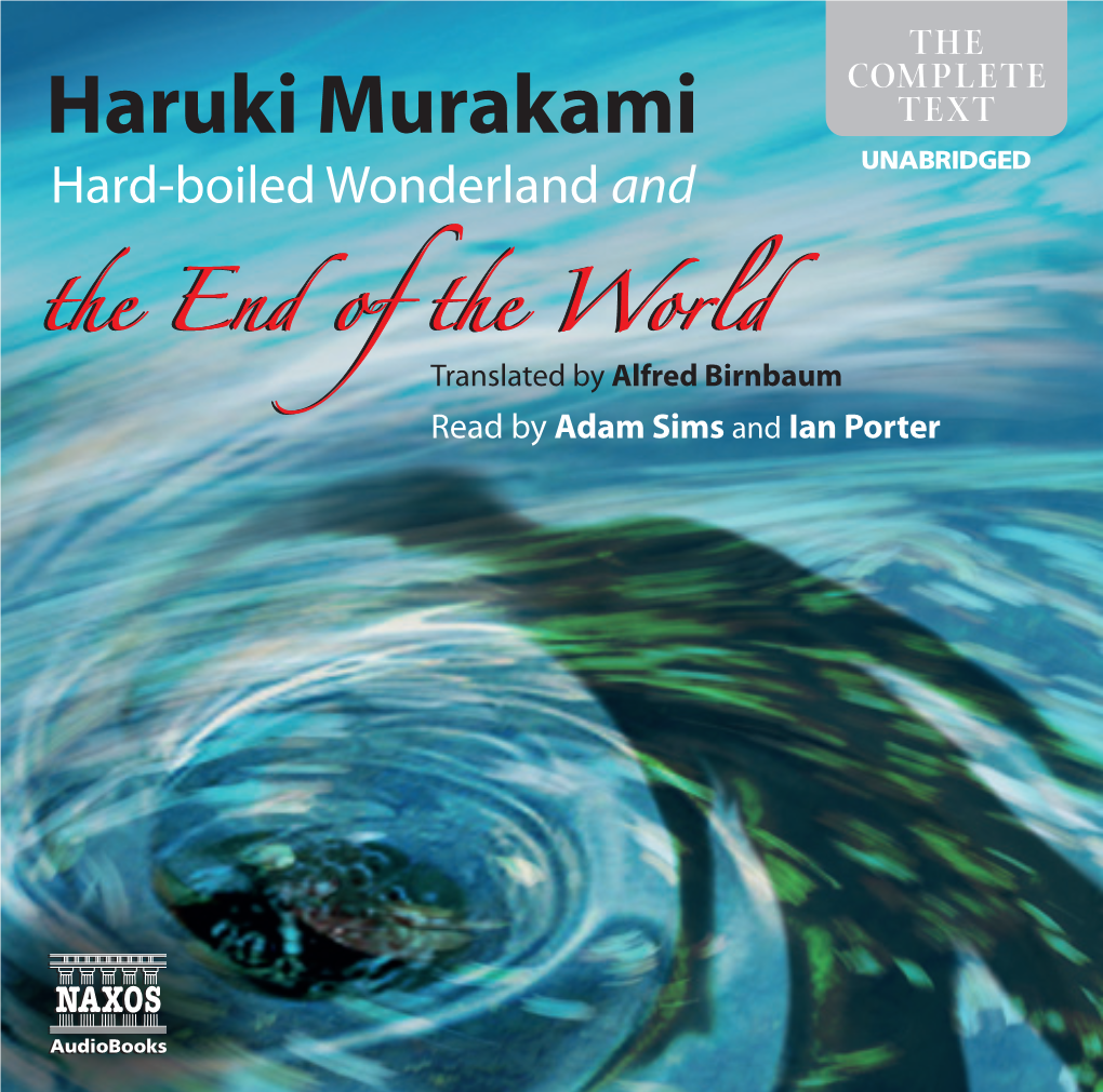 Haruki Murakami TEXT UNABRIDGED Hard-Boiled Wonderland And