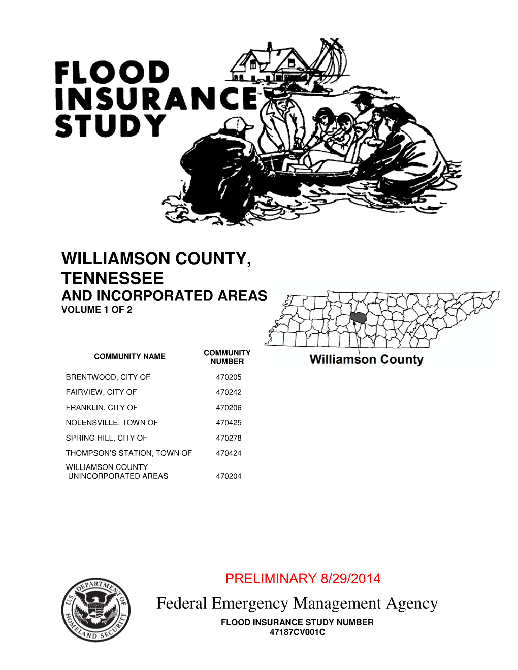 WILLIAMSON COUNTY, TENNESSEE Federal Emergency Management Agency