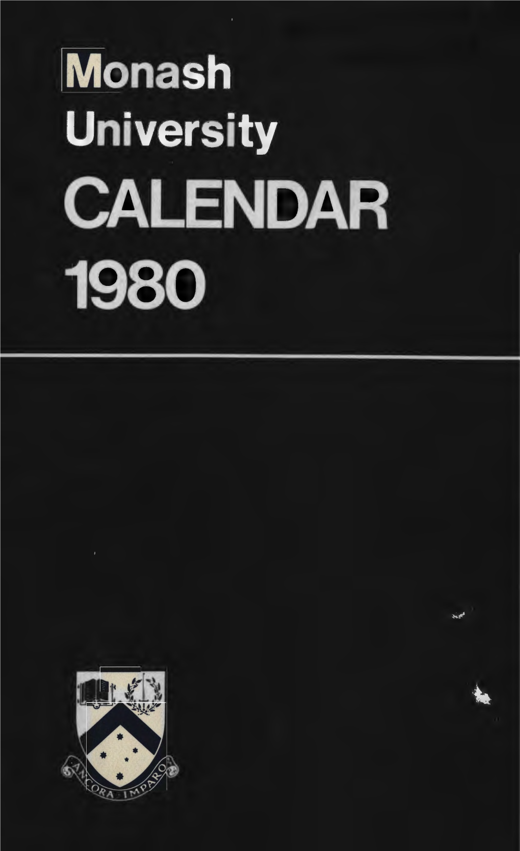 1980 Monash University Calendar Part 1