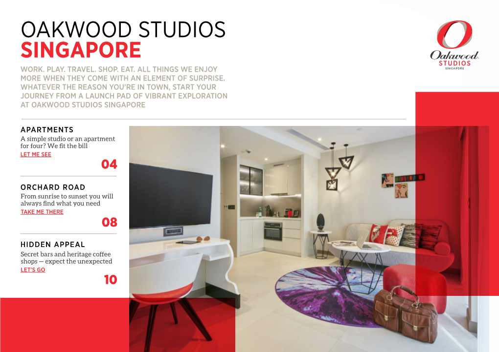 Oakwood Studios Singapore Work