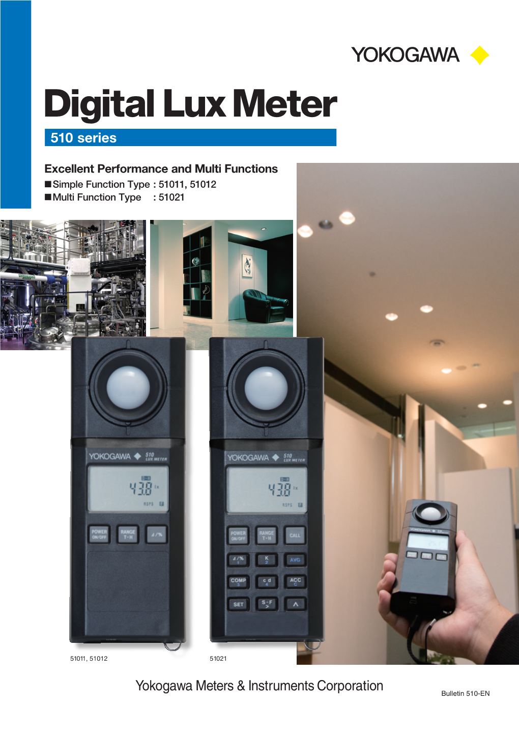 Digital Lux Meter 510 Series
