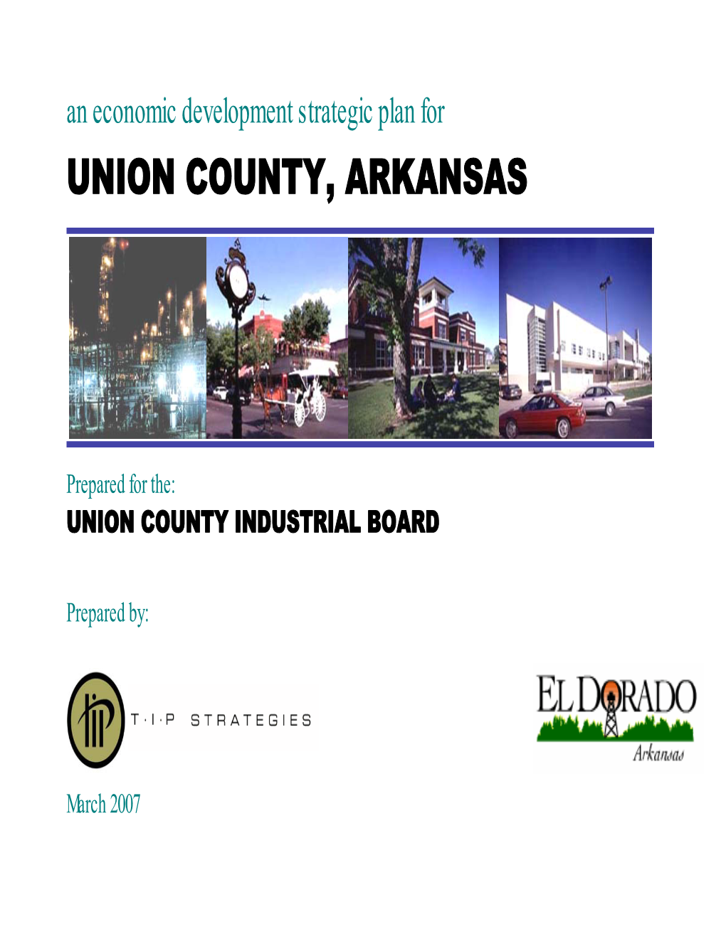 Economic Development Strategic Plan for UNION COUNTY, ARKANSAS