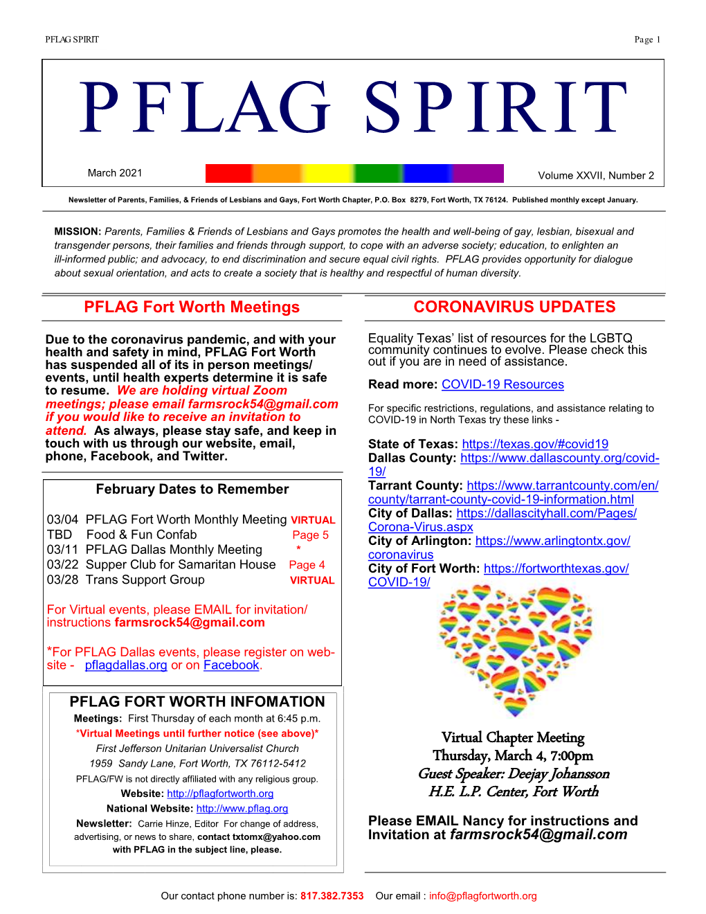 PFLAG SPIRIT Page 1 PFLAG SPIRIT