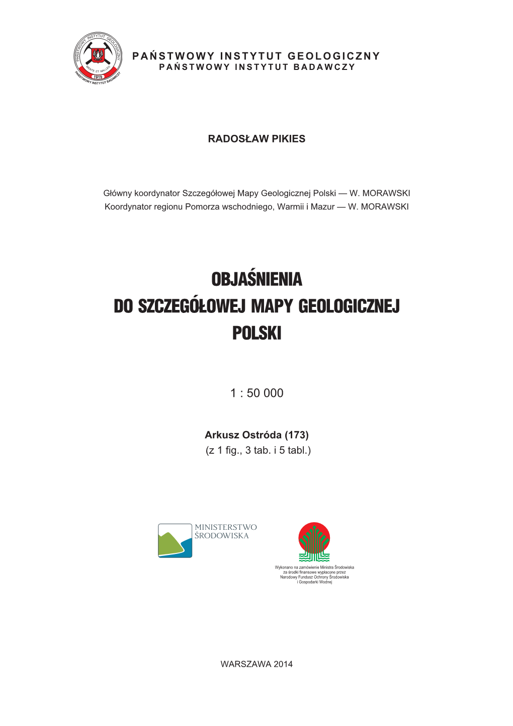 Objaœnienia Do Szczegółowej Mapy Geologicznej Polski