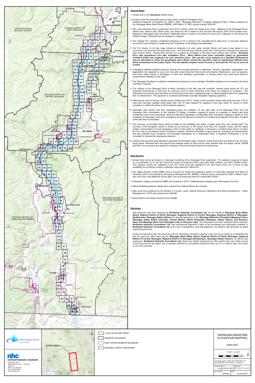 Okanagan Mainstem Floodplain Mapping