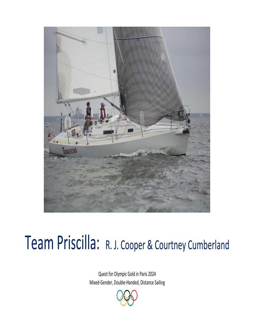 Team Priscilla: R. J. Cooper & Courtney Cumberland