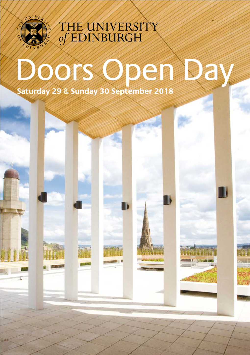 Doors Open Day Saturday 29 & Sunday 30 September 2018