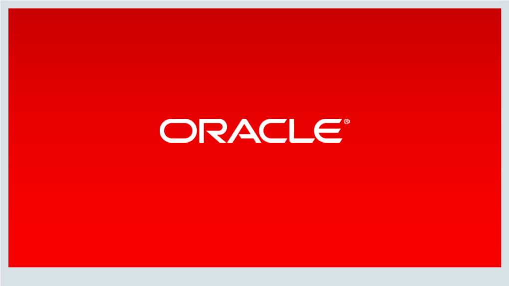 Oracle Openworld Event Branded Template