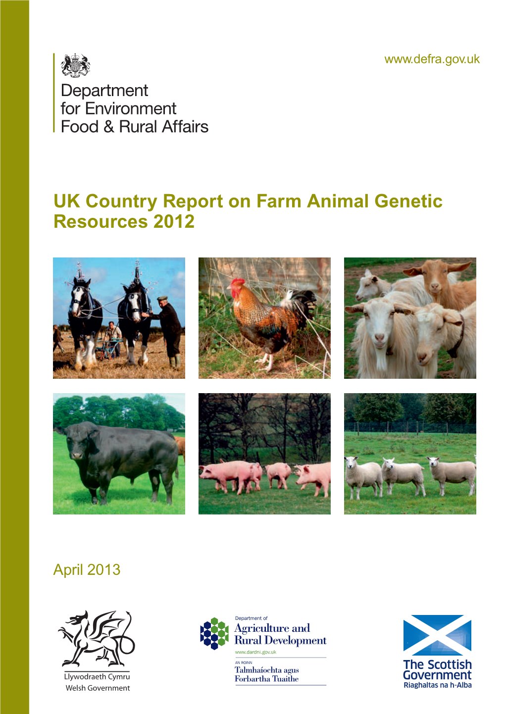 UK Country Report on Farm Animal Genetic Resources 2012