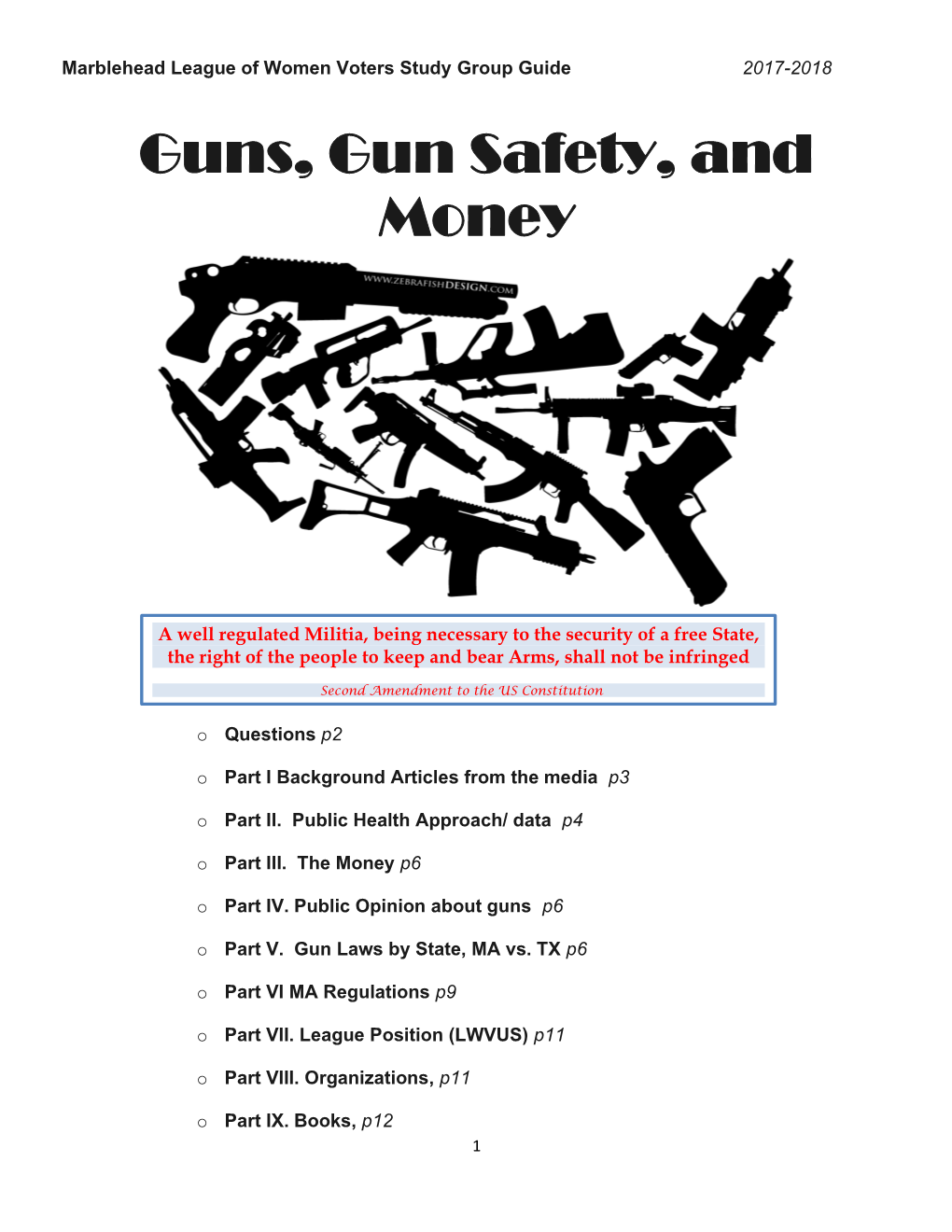 Guns, Gun Safety, and Money