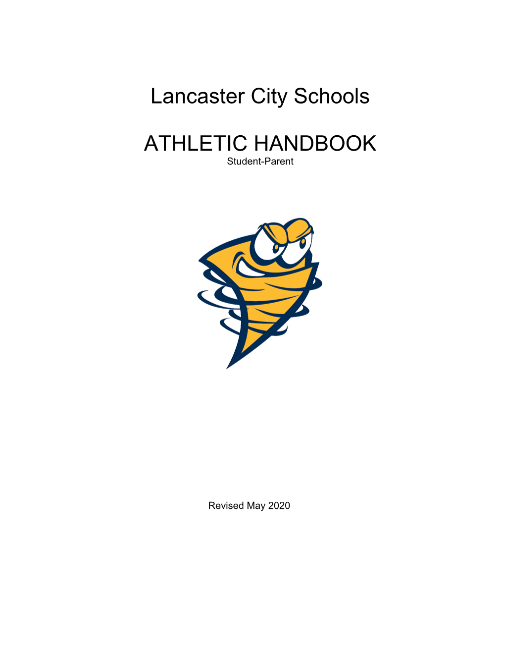 Lancaster City Schools ATHLETIC HANDBOOK