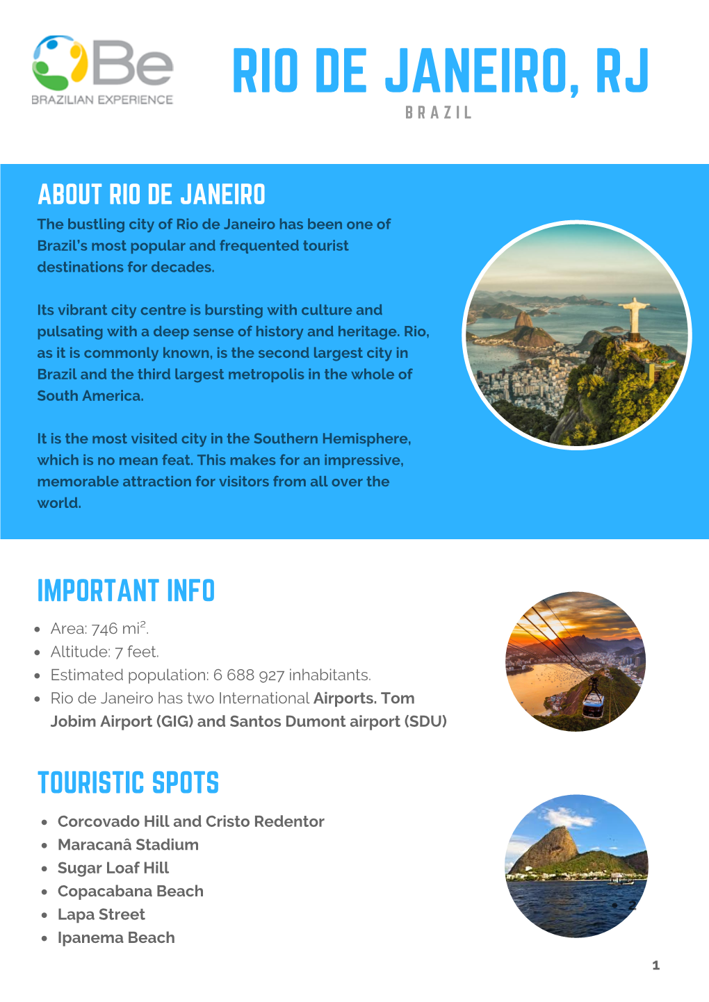 Brazil Study Abroad Itinerary