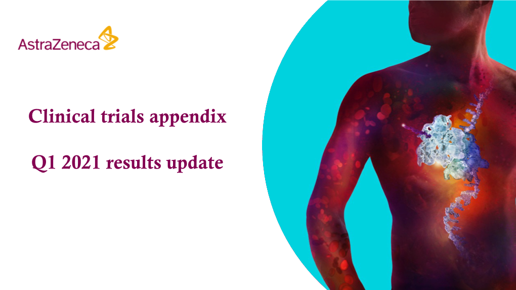Clinical Trials Appendix Q1 2021 Results Update