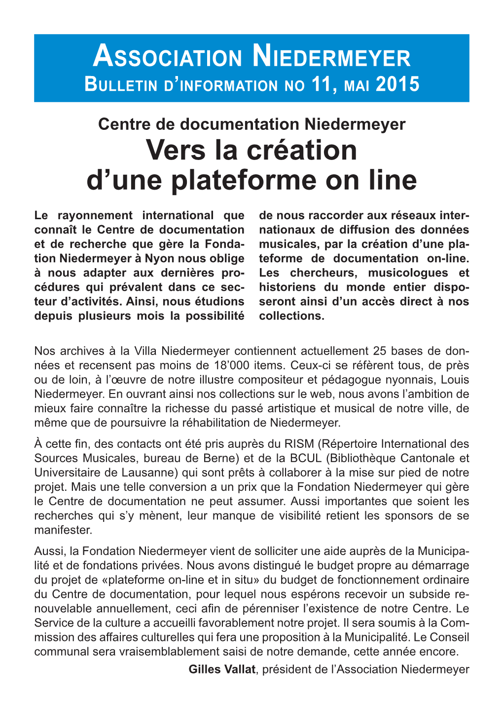 Lire Le Bulletin