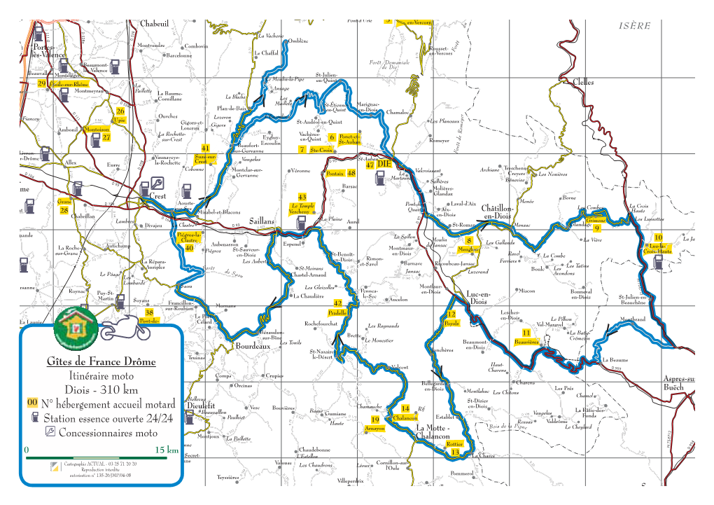Gîtes De France Drôme Itinéraire Moto Diois