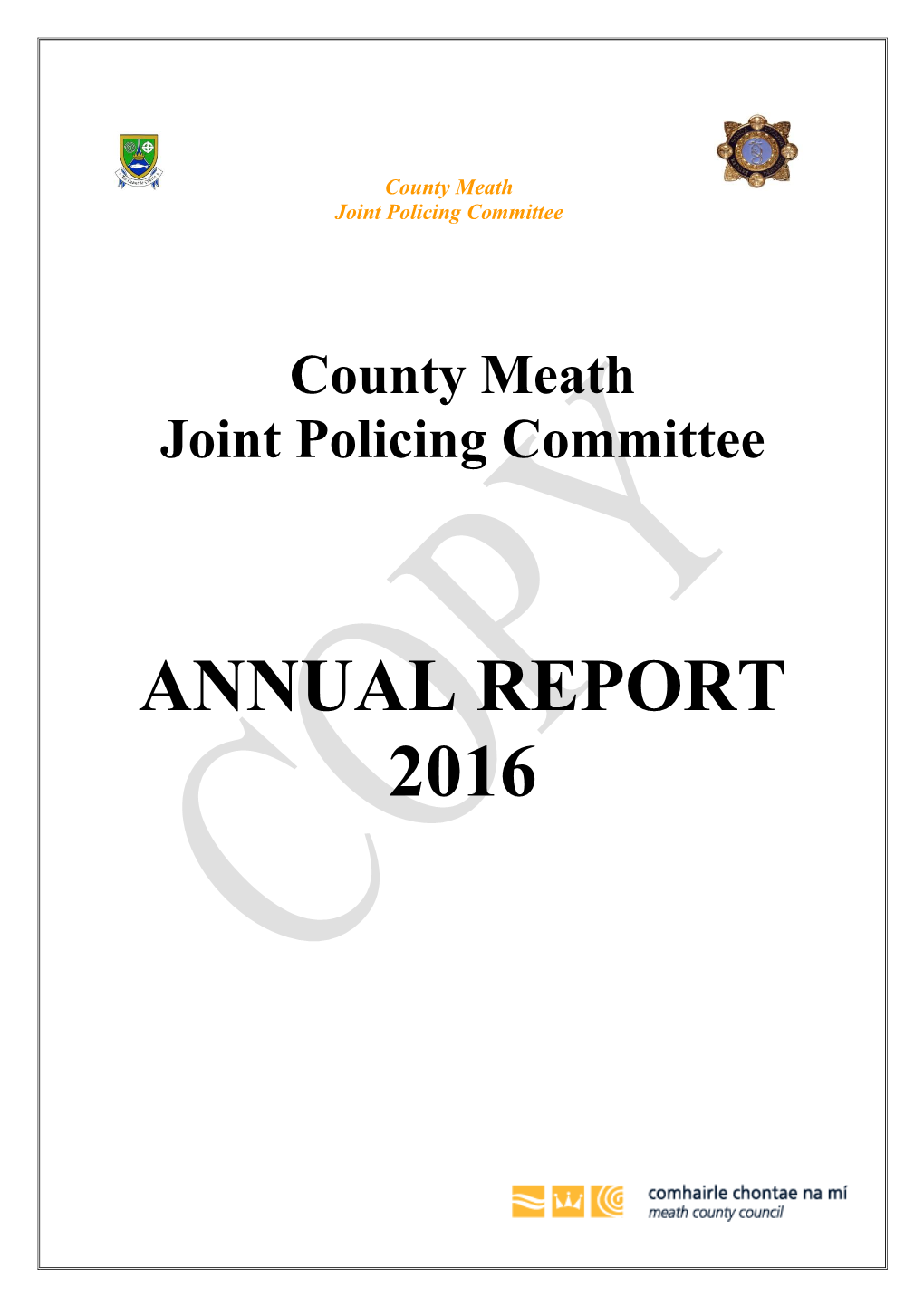 County Meath Joint Policing Committee