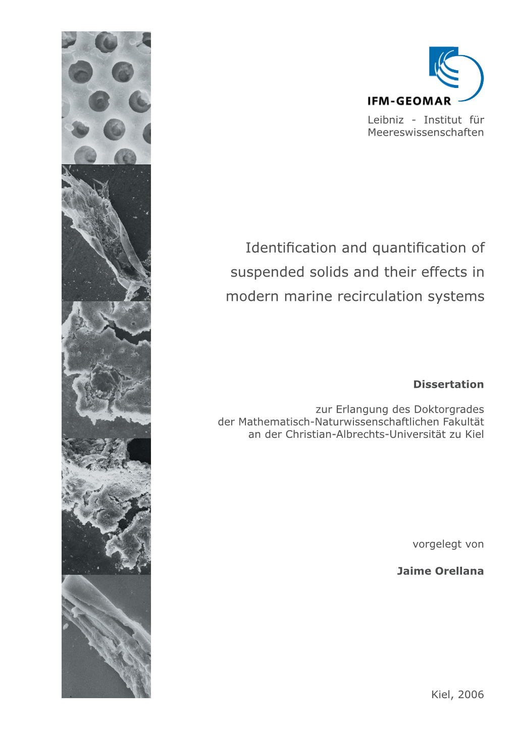 Identification and Quantification of Suspended Solids and Their Effects