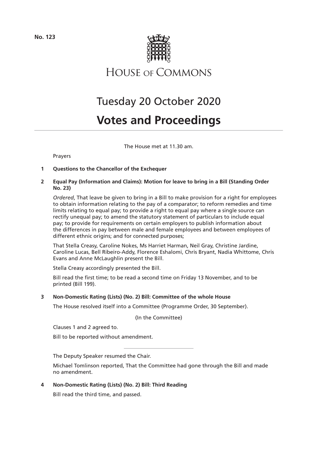 View Votes and Proceedings PDF File 0.03 MB